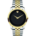 Movado Men’s Swiss Made Quartz Stainless Steel Black Dial 40mm Watch 606605