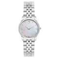 Movado Women’s Quartz Swiss Made Stainless Steel Mother of Pearl Dial 28mm Watch 606612