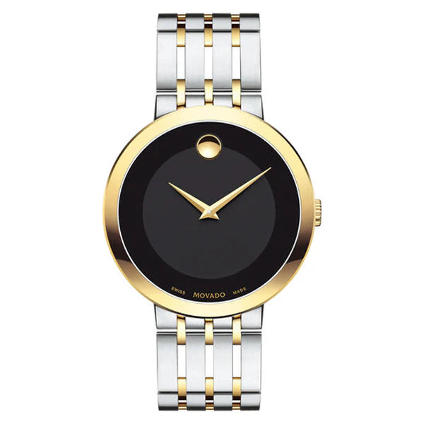 Movado Men’s Swiss Made Quartz Stainless Steel 39mm Watch 607058