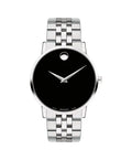 Movado Men’s Quartz Swiss Made Stainless Steel Black Dial 40mm Watch 607199