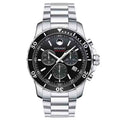 Movado Men’s Quartz Swiss Made Stainless Steel Black Dial 42mm Watch 2600142