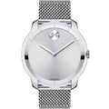 Movado Men’s Quartz Swiss Made Silver Stainless Steel Silver Dial 44mm Watch 3600260
