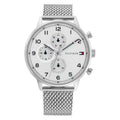 Tommy Hilfiger Men’s Quartz Silver Stainless Steel White Dial 44mm Watch 1791988