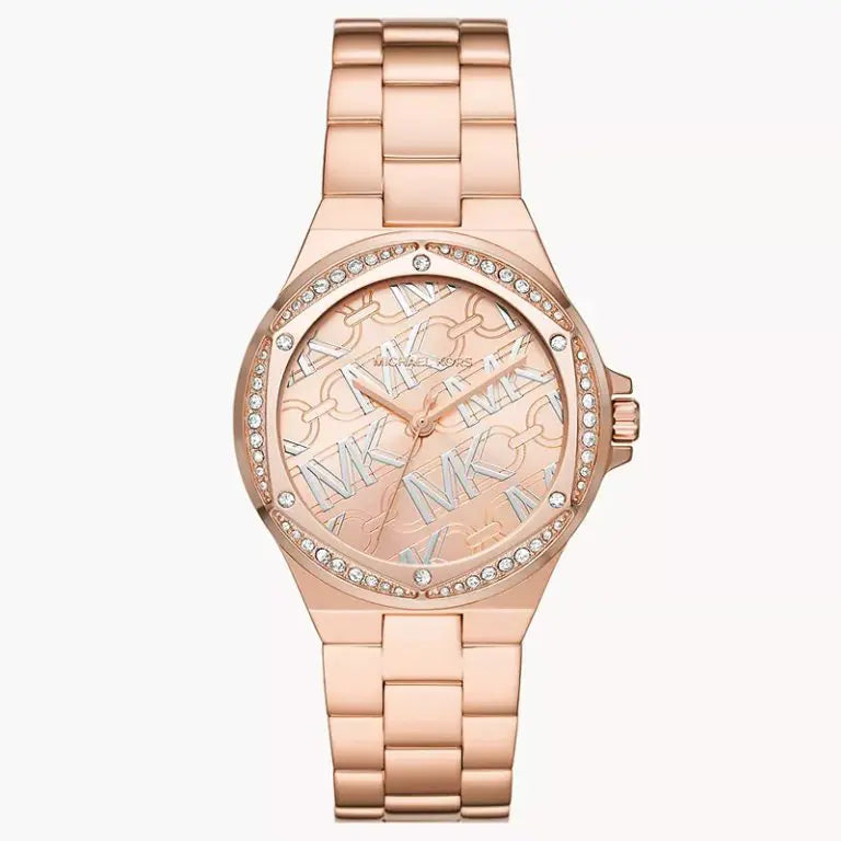 Michael Kors Women’s Quartz Rose Gold Stainless Steel Rose Gold Dial 37mm Watch MK7405