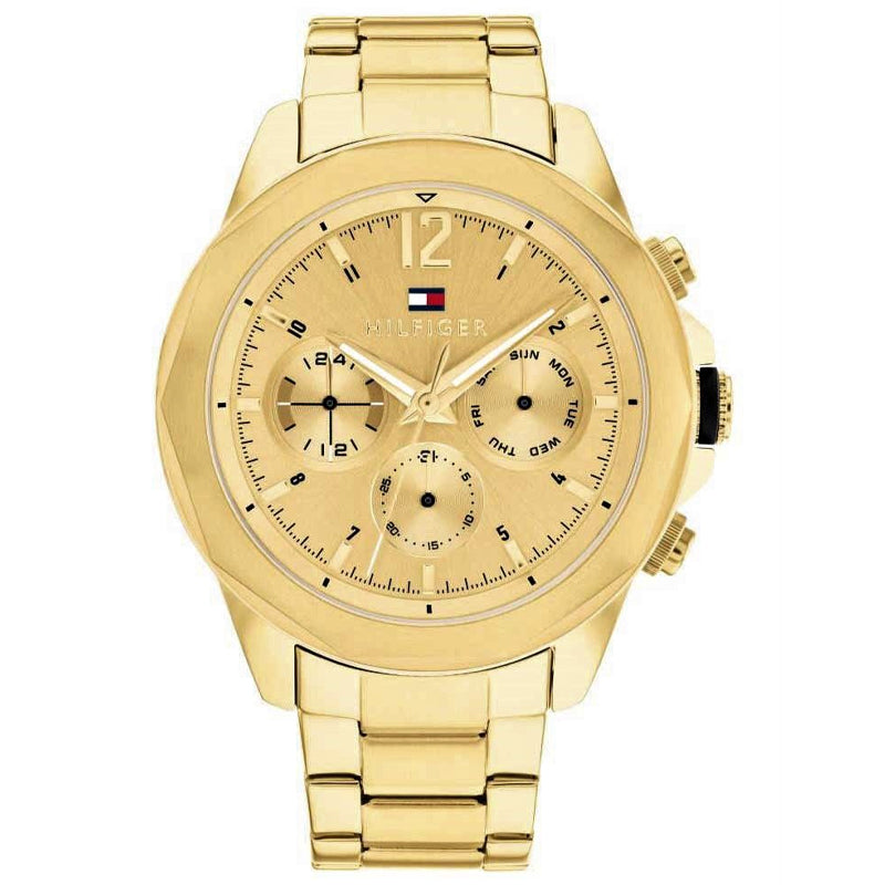 Tommy Hilfiger Men’s Quartz Gold Stainless Steel Gold Dial 46mm Watch 1792060