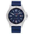 Tommy Hilfiger Men’s Quartz Blue Silicone Strap Blue Dial 46mm Watch 1791991