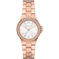 Michael Kors Women’s Quartz Rose Gold Stainless Steel Silver Dial 33mm Watch MK7279