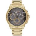 Tommy Hilfiger Men’s Quartz Gold Stainless Steel Grey Dial 46mm Watch 1791891