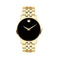 Movado Men’s Swiss Made Quartz Stainless Steel Black Dial 40mm Watch 607203