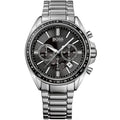Hugo Boss Men’s Chronograph Quartz Stainless Steel Black Dial 44mm Watch 1513080