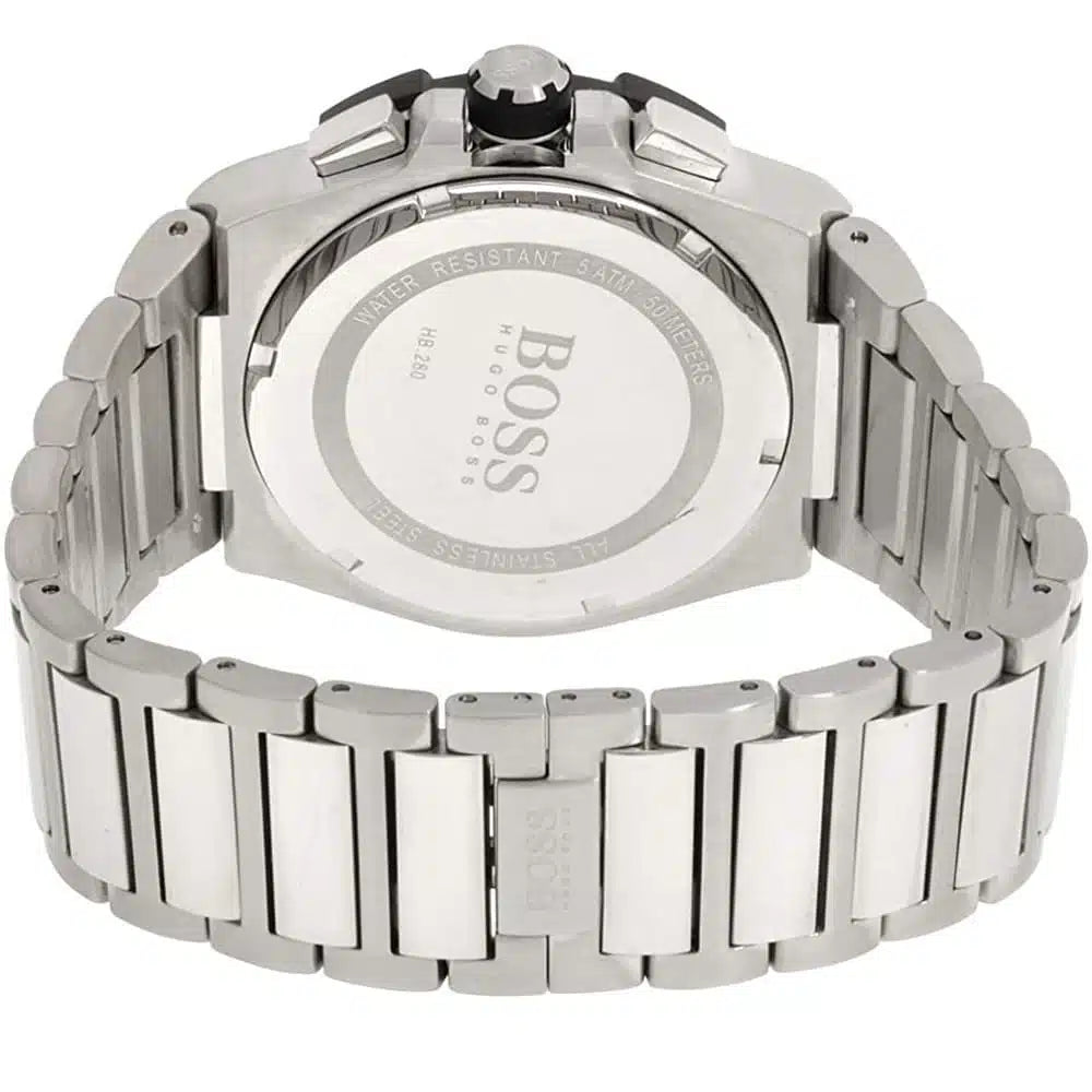 Hugo Boss Men’s Chronograph Quartz Stainless Steel Blue Dial 46mm Watch 1513360