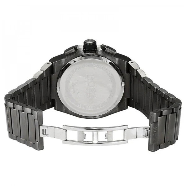 Hugo Boss Men’s Chronograph Quartz Stainless Steel Grey Dial 45mm Watch 1513361