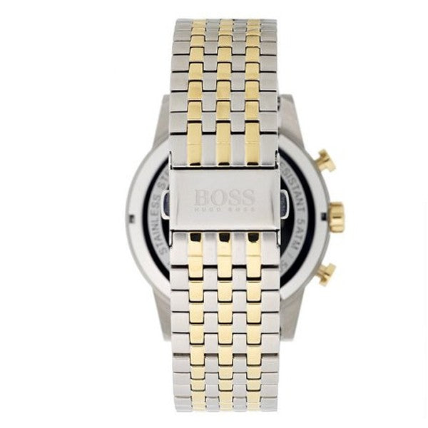 Hugo Boss Men’s Chronograph Quartz Stainless Steel White Dial 44mm Watch 1513499