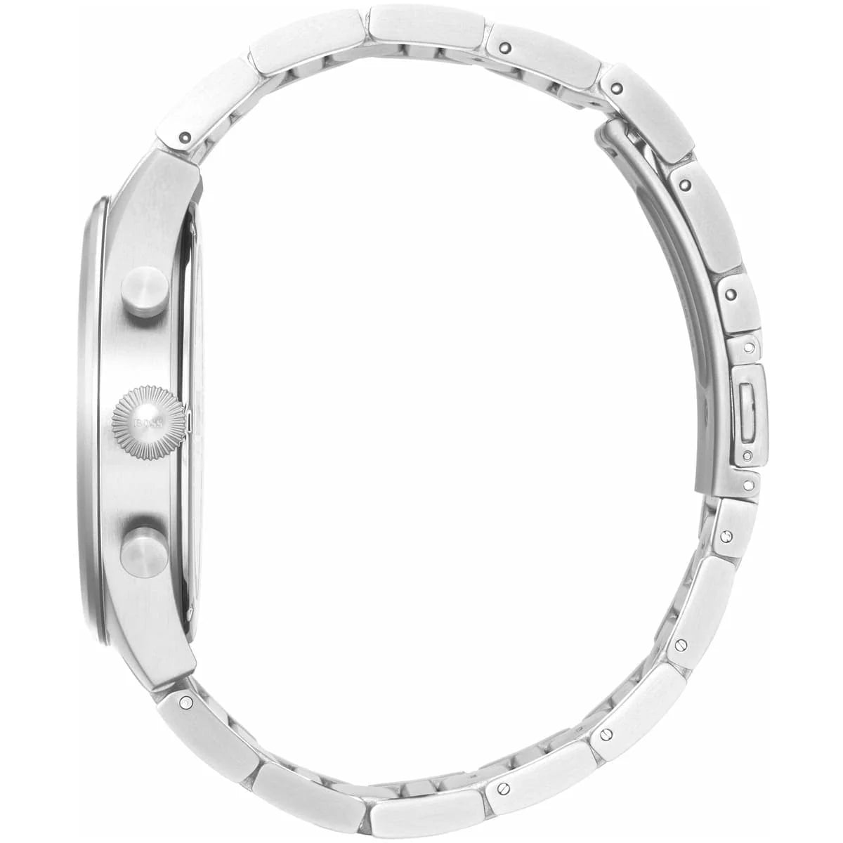 Hugo Boss Men’s Chronograph Stainless Steel Black Dial 44mm Watch 1513712