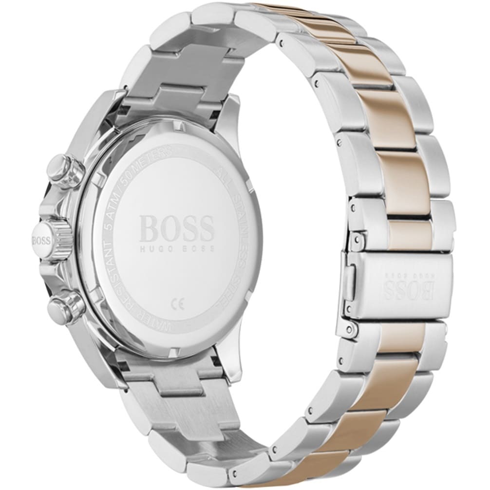 Hugo Boss Men’s Analog Stainless Steel Black Dial 45mm Watch 1513757
