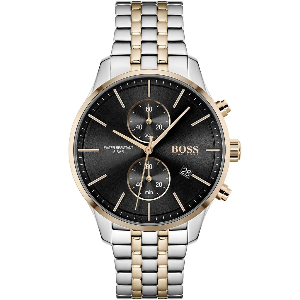 Hugo Boss Men’s Chronograph Stainless Steel Black Dial 42mm Watch 1513840