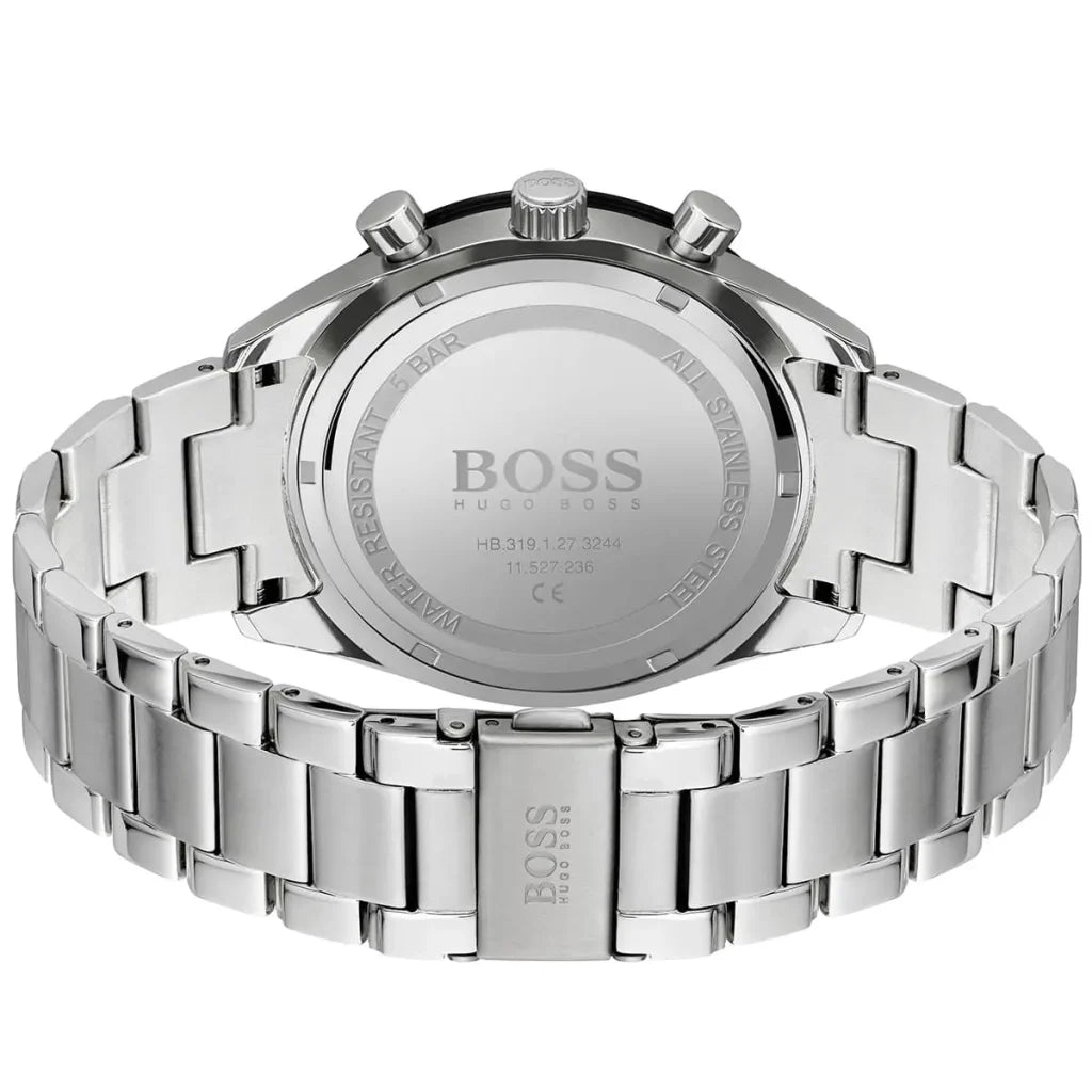 Hugo Boss Men’s Quartz Stainless Steel Black Dial 44mm Watch 1513862