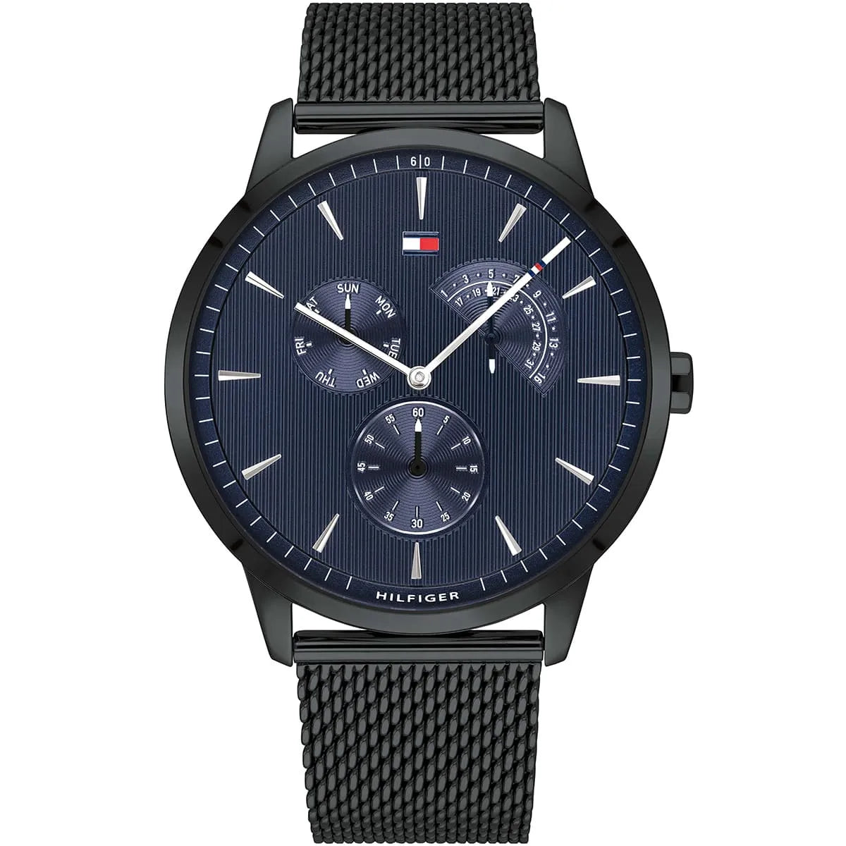 Tommy Hilfiger Men’s Quartz Stainless Steel Blue Dial 44mm Watch 1710392