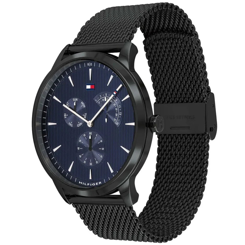 Tommy Hilfiger Men’s Quartz Stainless Steel Blue Dial 44mm Watch 1710392