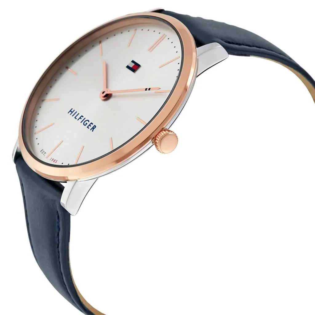 Tommy Hilfiger Women’s & Unisex Quartz Leather Starp White 40mm Watch 1781689