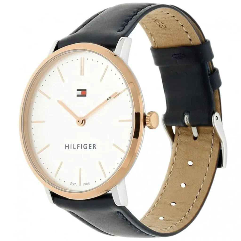Tommy Hilfiger Women’s & Unisex Quartz Leather Starp White 40mm Watch 1781689