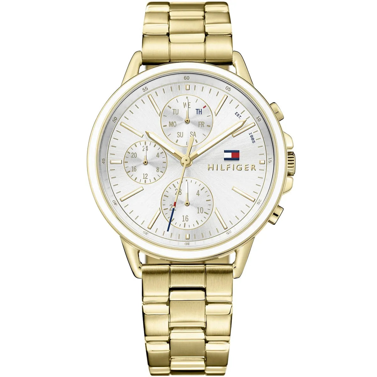 Tommy Hilfiger Women’s Quartz Stainless Steel Silver Dial 40mm Watch 1781786
