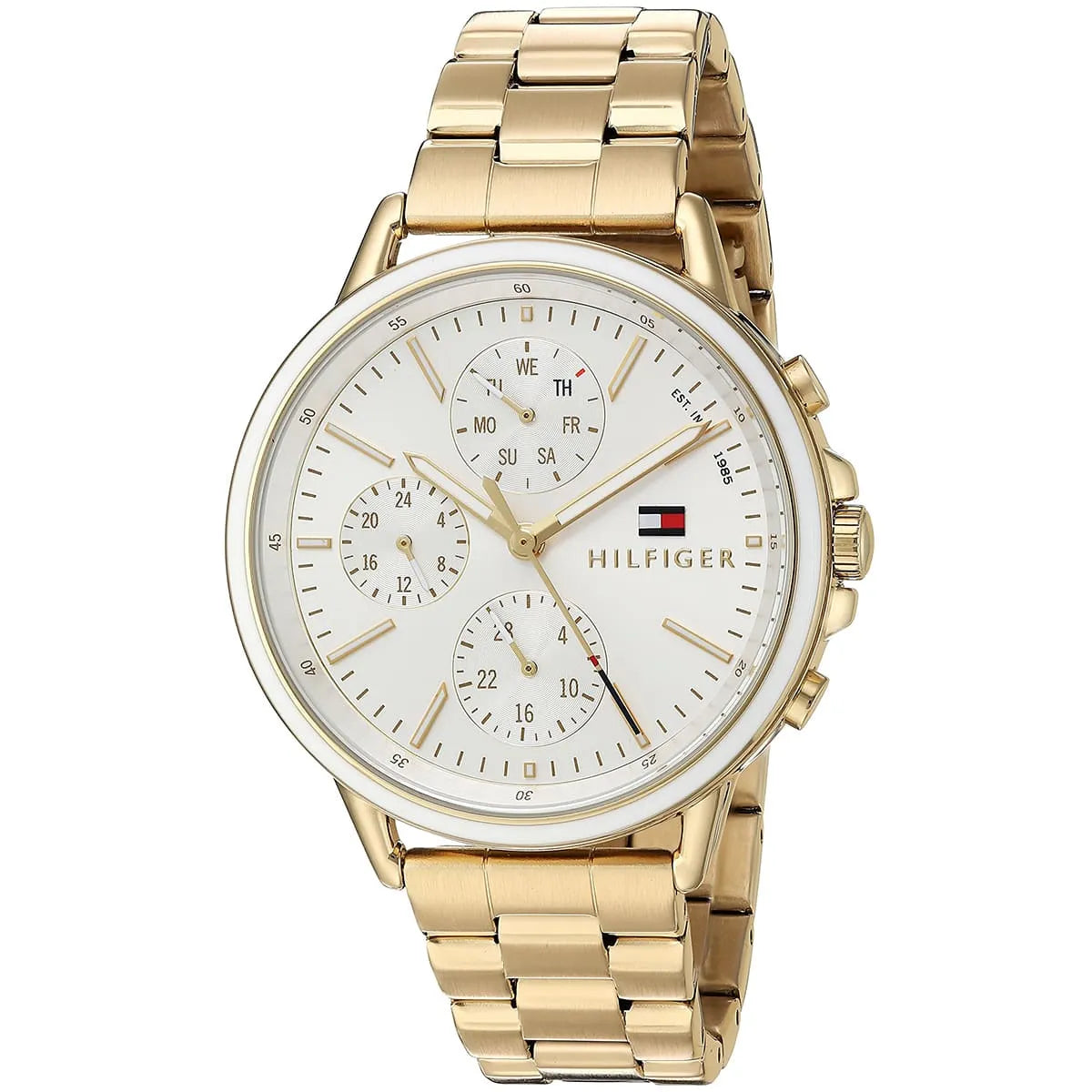 Tommy Hilfiger Women’s Quartz Stainless Steel Silver Dial 40mm Watch 1781786