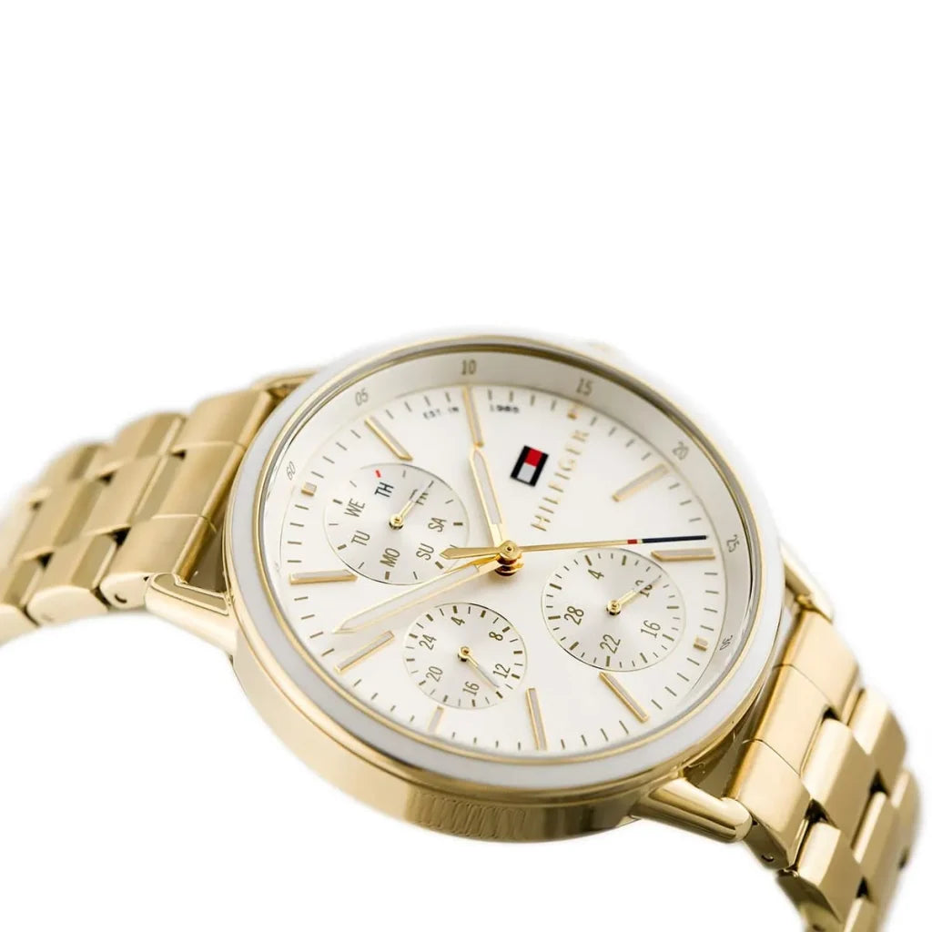 Tommy Hilfiger Women’s Quartz Stainless Steel Silver Dial 40mm Watch 1781786