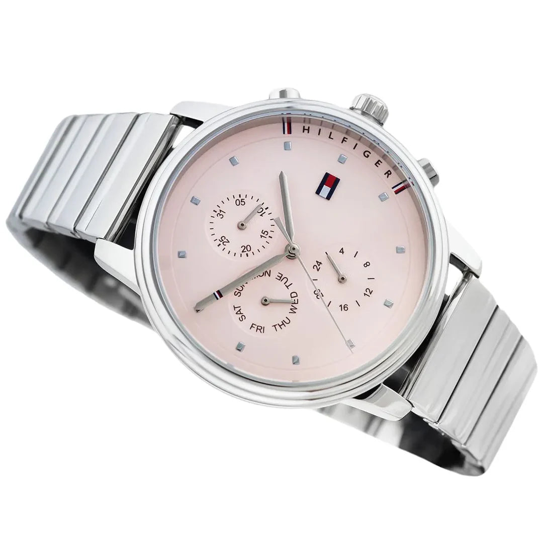 Tommy Hilfiger Women’s Quartz Stainless Steel Pink Dial 38mm Watch 1781904