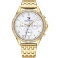 Tommy Hilfiger Women’s Quartz Gold Stainless Steel Silver Dial 40mm Watch 1782142