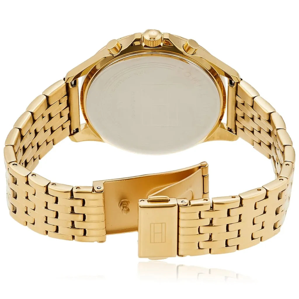 Tommy Hilfiger Women’s Quartz Gold Stainless Steel Silver Dial 40mm Watch 1782142