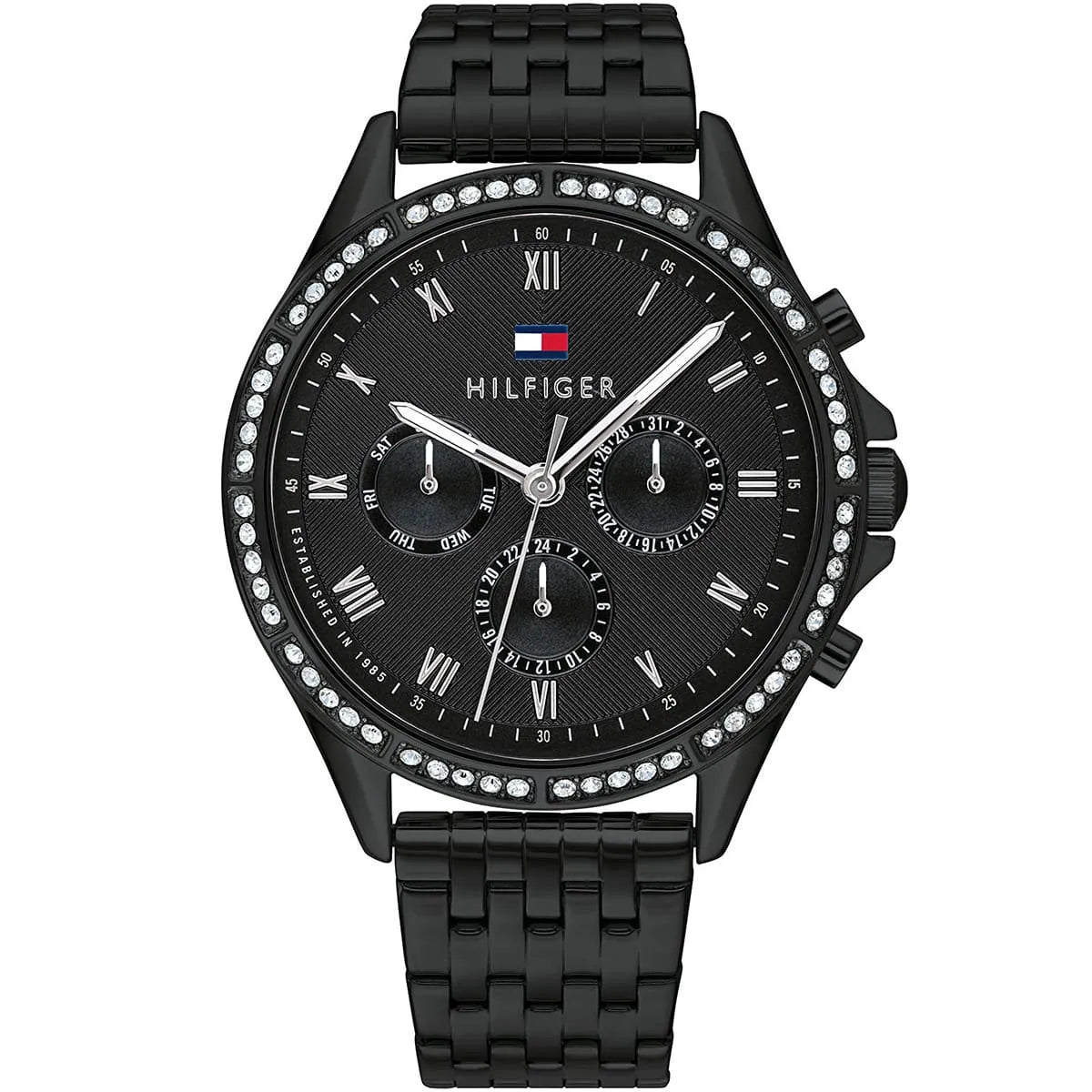 Tommy Hilfiger Women’s Quartz Black Stainless Steel Black Dial 38mm Watch 1782144