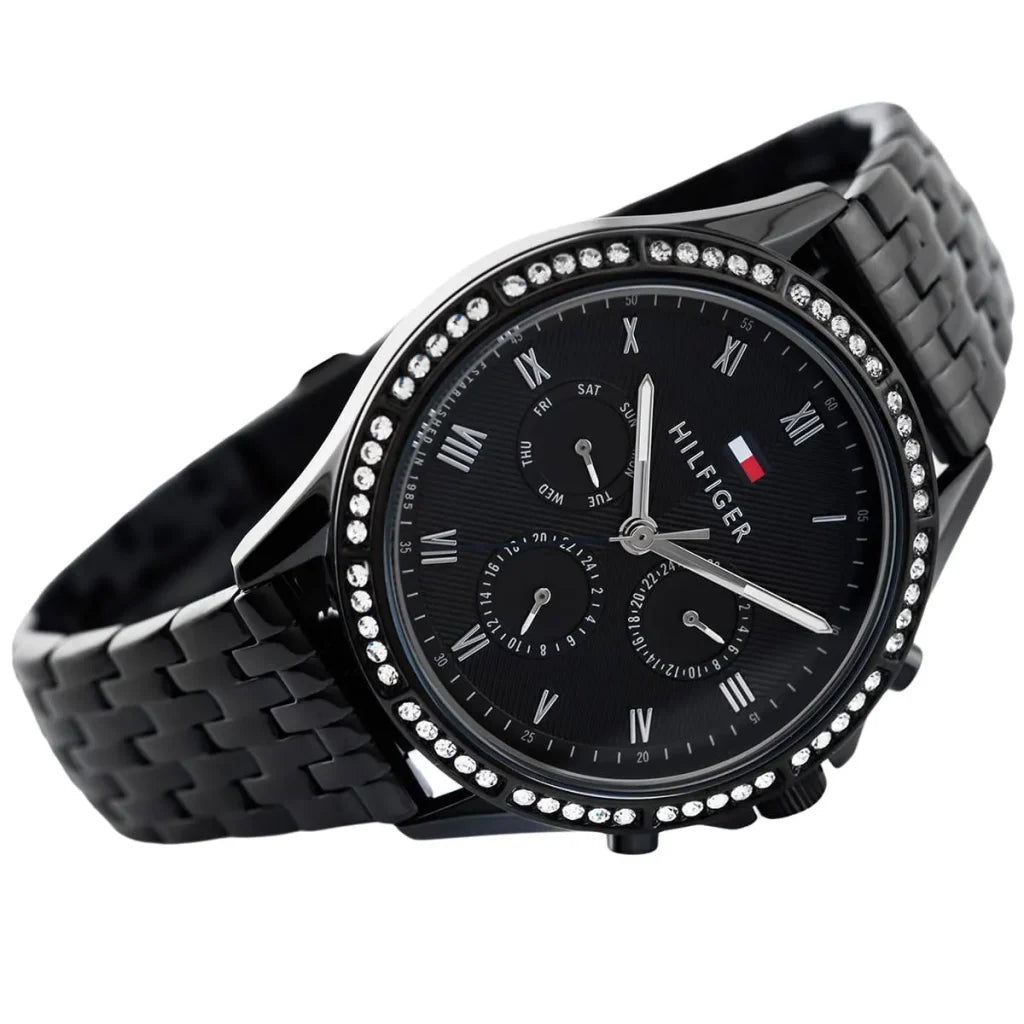 Tommy Hilfiger Women’s Quartz Black Stainless Steel Black Dial 38mm Watch 1782144
