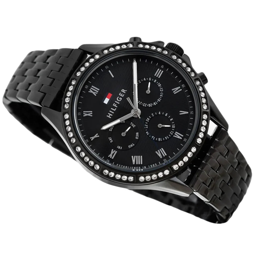 Tommy Hilfiger Women’s Quartz Black Stainless Steel Black Dial 38mm Watch 1782144
