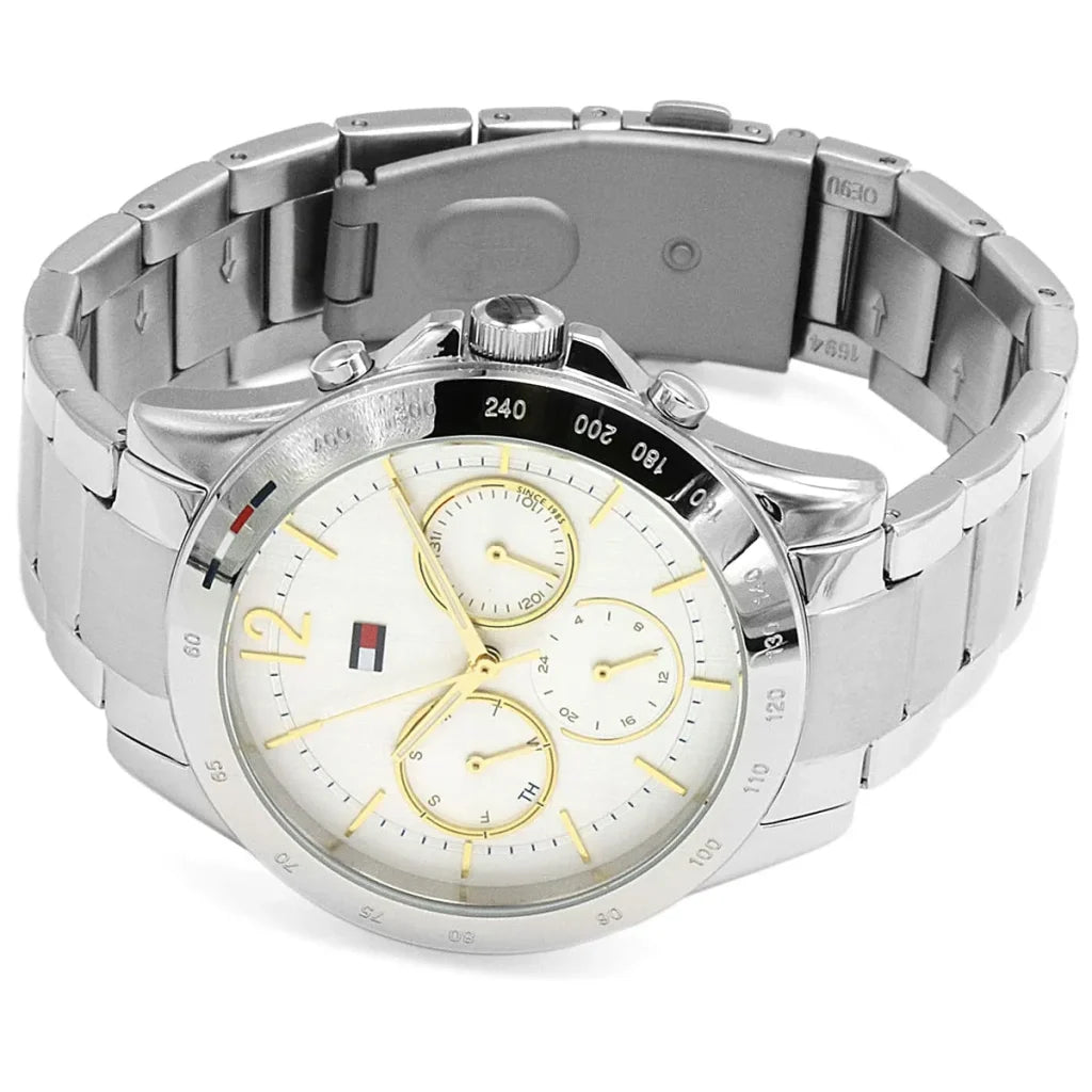 Tommy Hilfiger Women’s Quartz Silver Stainless Steel Silver Dial 38mm Watch 1782194