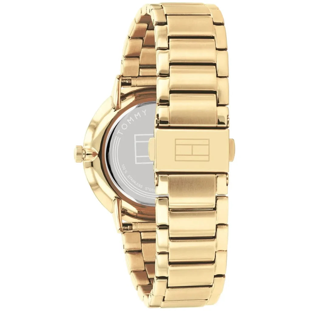 Tommy Hilfiger Women’s Quartz Gold Stainless Steel Gold Dial 38mm Watch 1782297