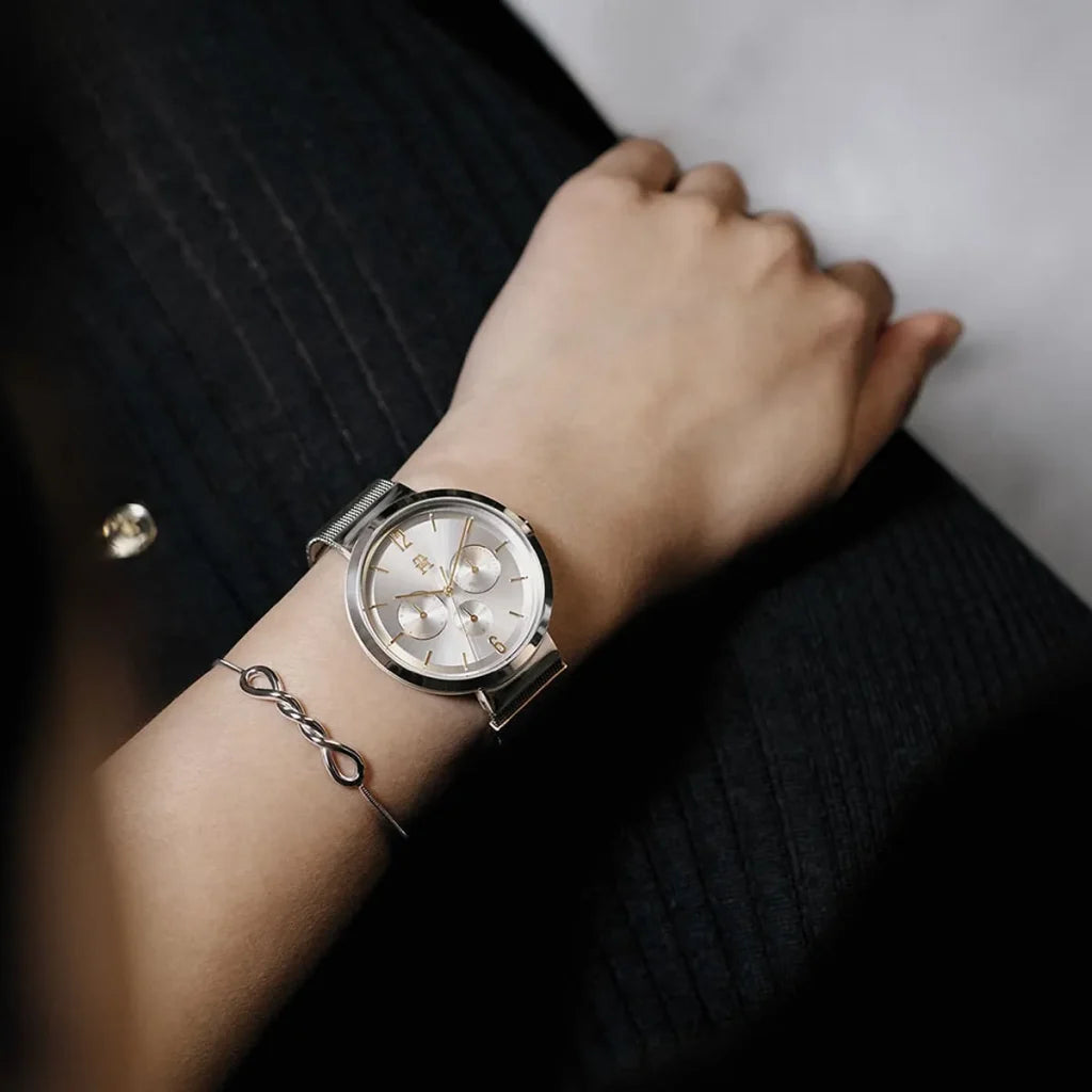 Tommy Hilfiger Women’s Quartz Silver Stainless Silver Dial 40mm Watch 1782537