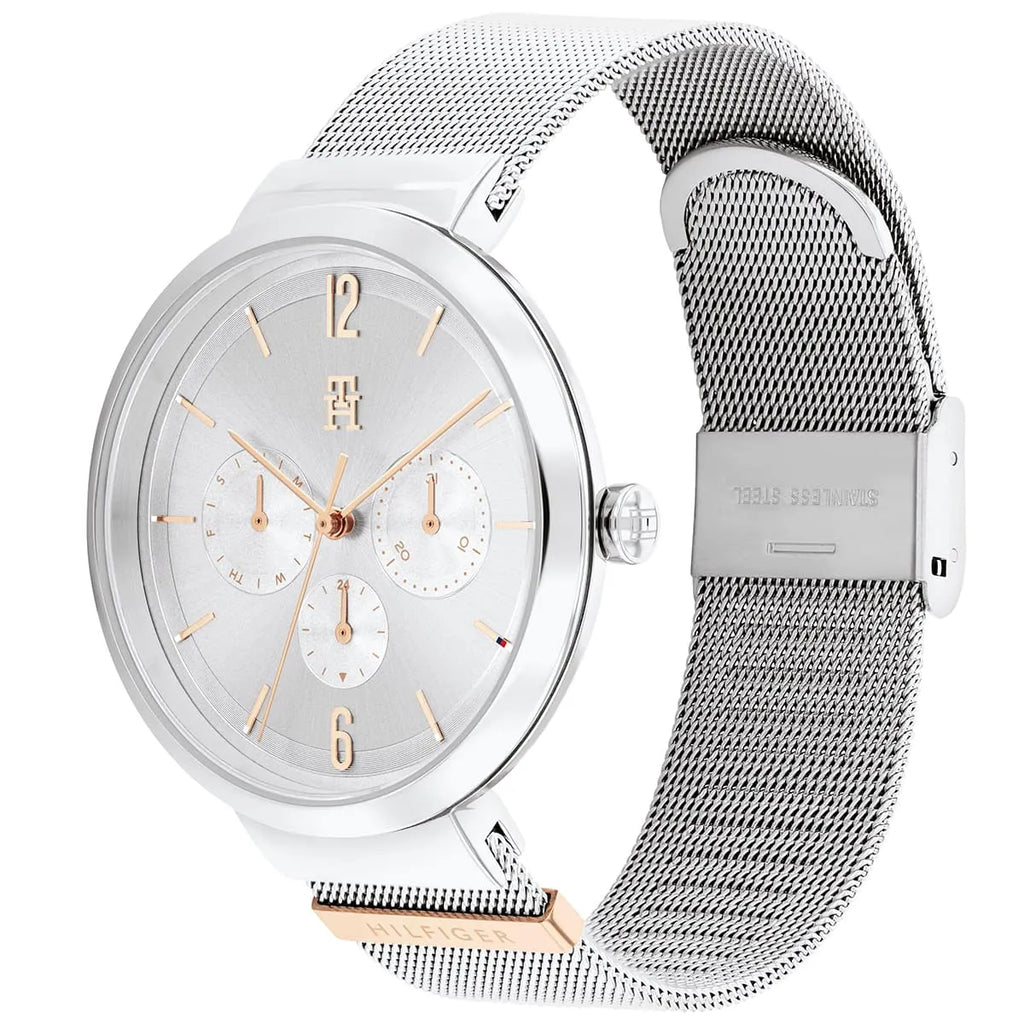Tommy Hilfiger Women’s Quartz Silver Stainless Silver Dial 40mm Watch 1782537