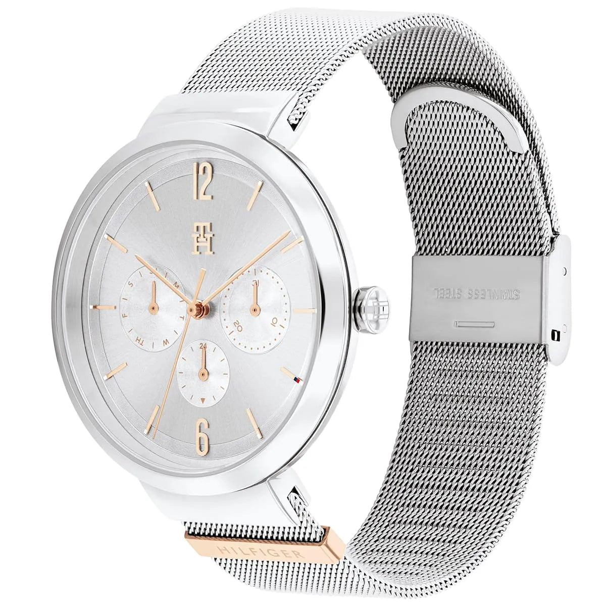 Tommy Hilfiger Women’s Quartz Silver Stainless Silver Dial 40mm Watch 1782537