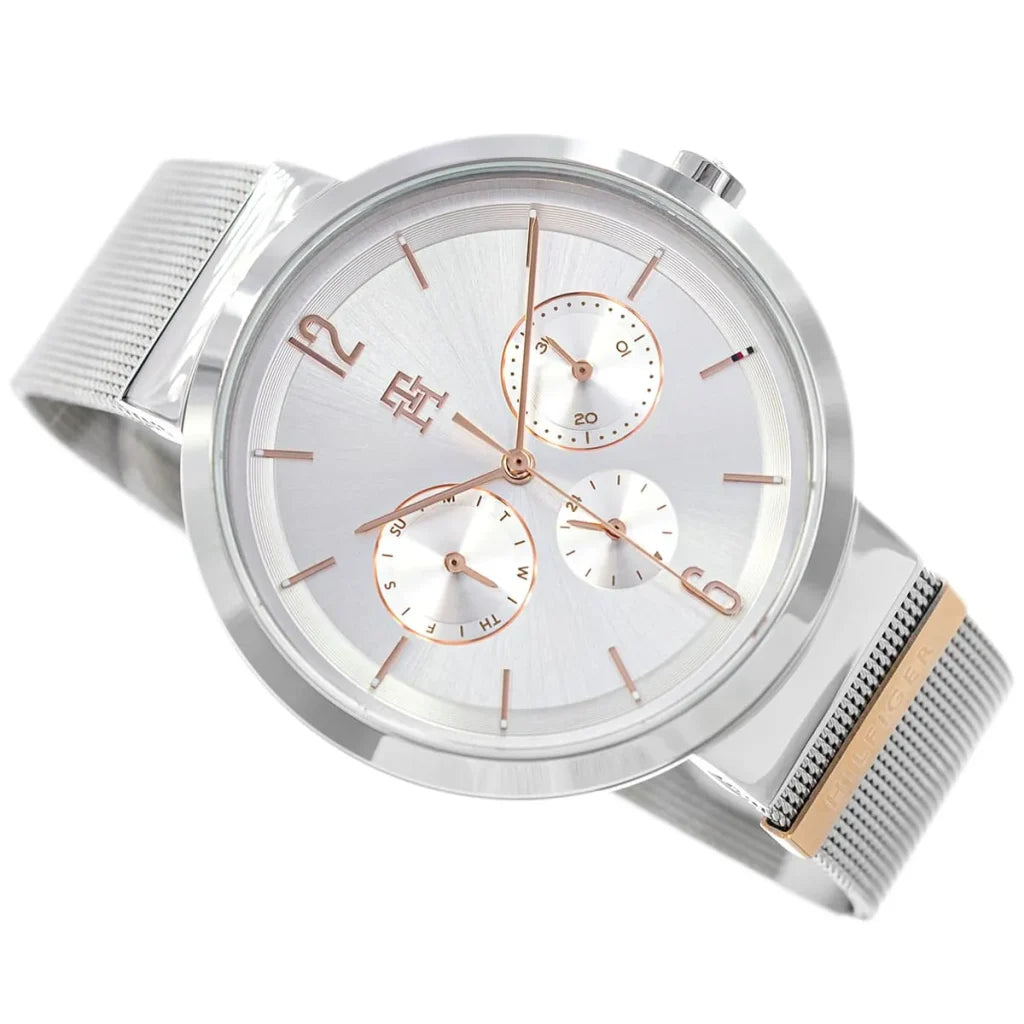 Tommy Hilfiger Women’s Quartz Silver Stainless Silver Dial 40mm Watch 1782537
