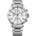 Tommy Hilfiger Men’s Quartz Stainless Steel White Dial 46mm Watch 1791140