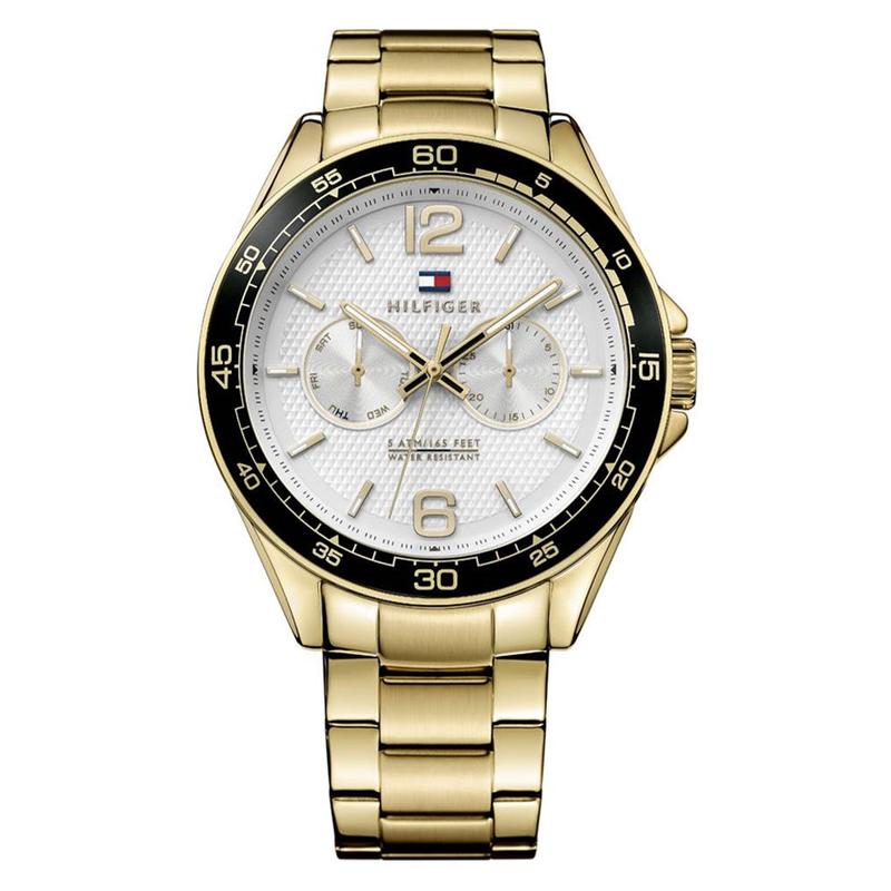 Tommy Hilfiger Men’s Quartz Stainless Steel Silver Dial 46mm Watch 1791365