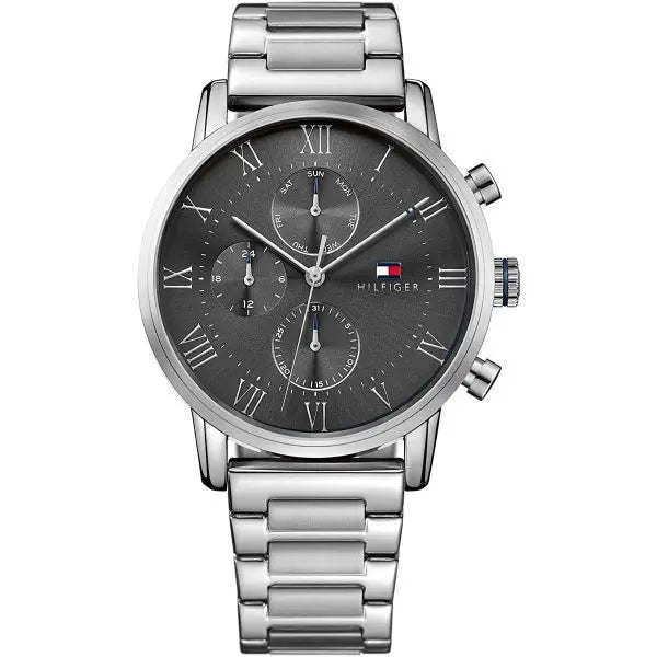 Tommy Hilfiger Men’s Quartz Stainless Steel Grey Dial 44mm Watch 1791397