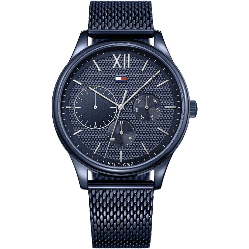 Tommy Hilfiger Men’s Quartz Stainless Steel Blue Dial 44mm Watch 1791421