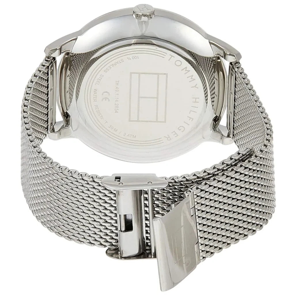 Tommy Hilfiger Men’s Quartz Stainless Steel Black Dial 44mm Watch 1791610