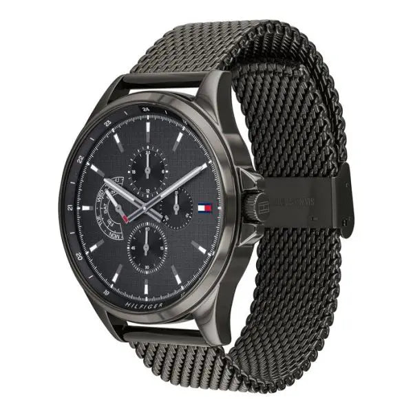 Tommy Hilfiger Men’s Chronograph Quartz Stainless Steel Grey Dial 44mm Watch 1791613