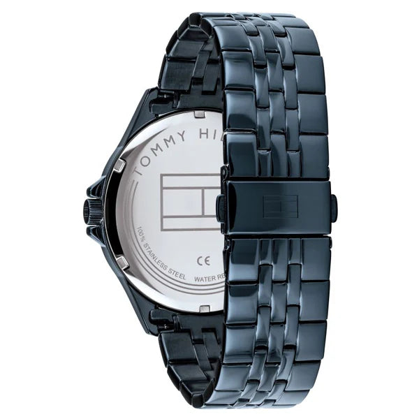 Tommy Hilfiger Men’s Quartz Stainless Steel Blue Dial 46mm Watch 1791618