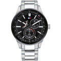 Tommy Hilfiger Men’s Quartz Stainless Steel Black Dial 44mm Watch 1791639