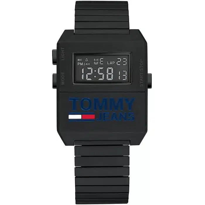 Tommy Hilfiger Men’s Digital Stainless Steel Black Dial 32mm Watch 1791671