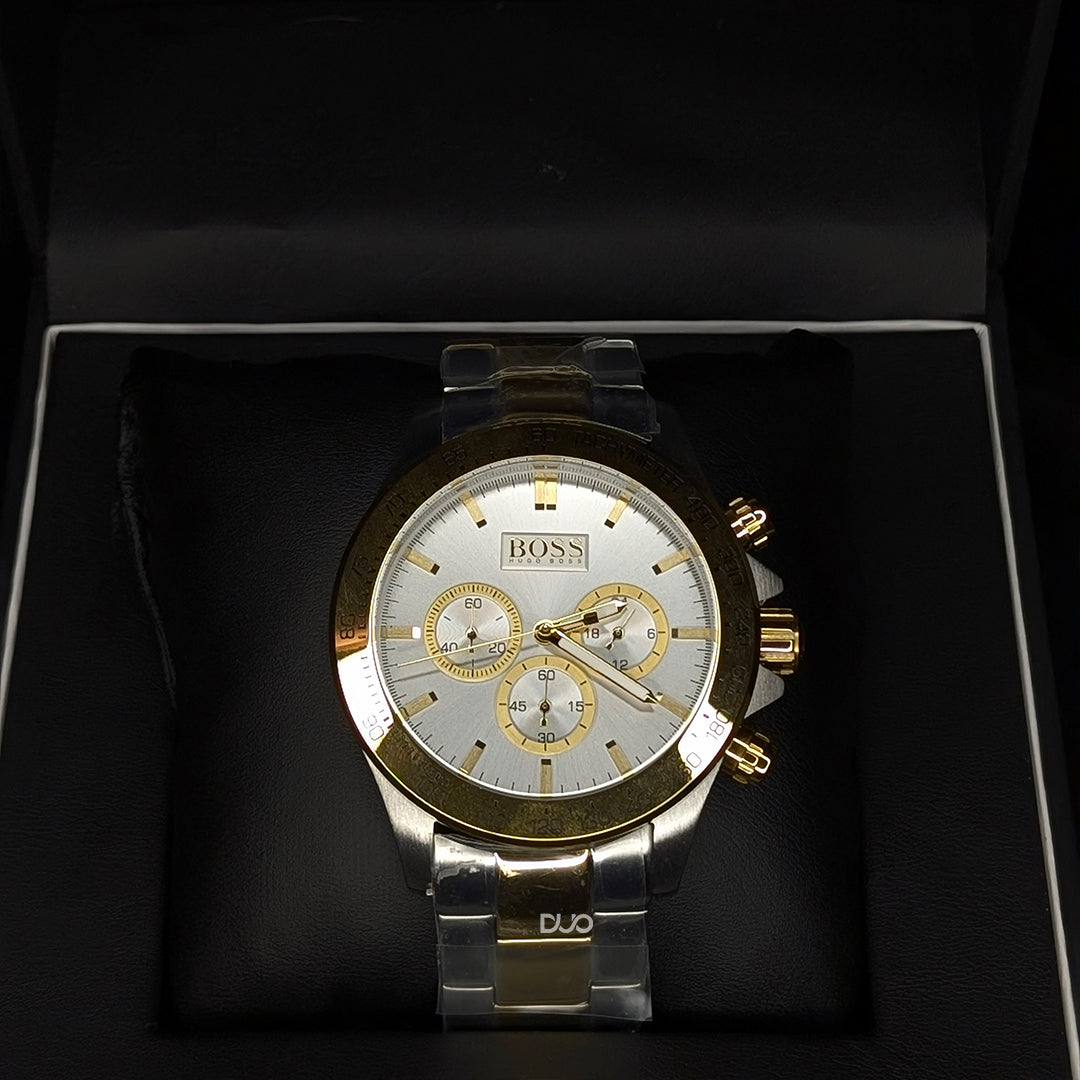 Hugo Boss Men’s Chronograph Two-Tone Silver Watch 1512960